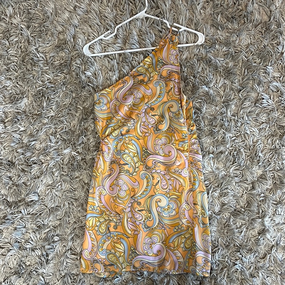 American Eagle paisley floral mini dress